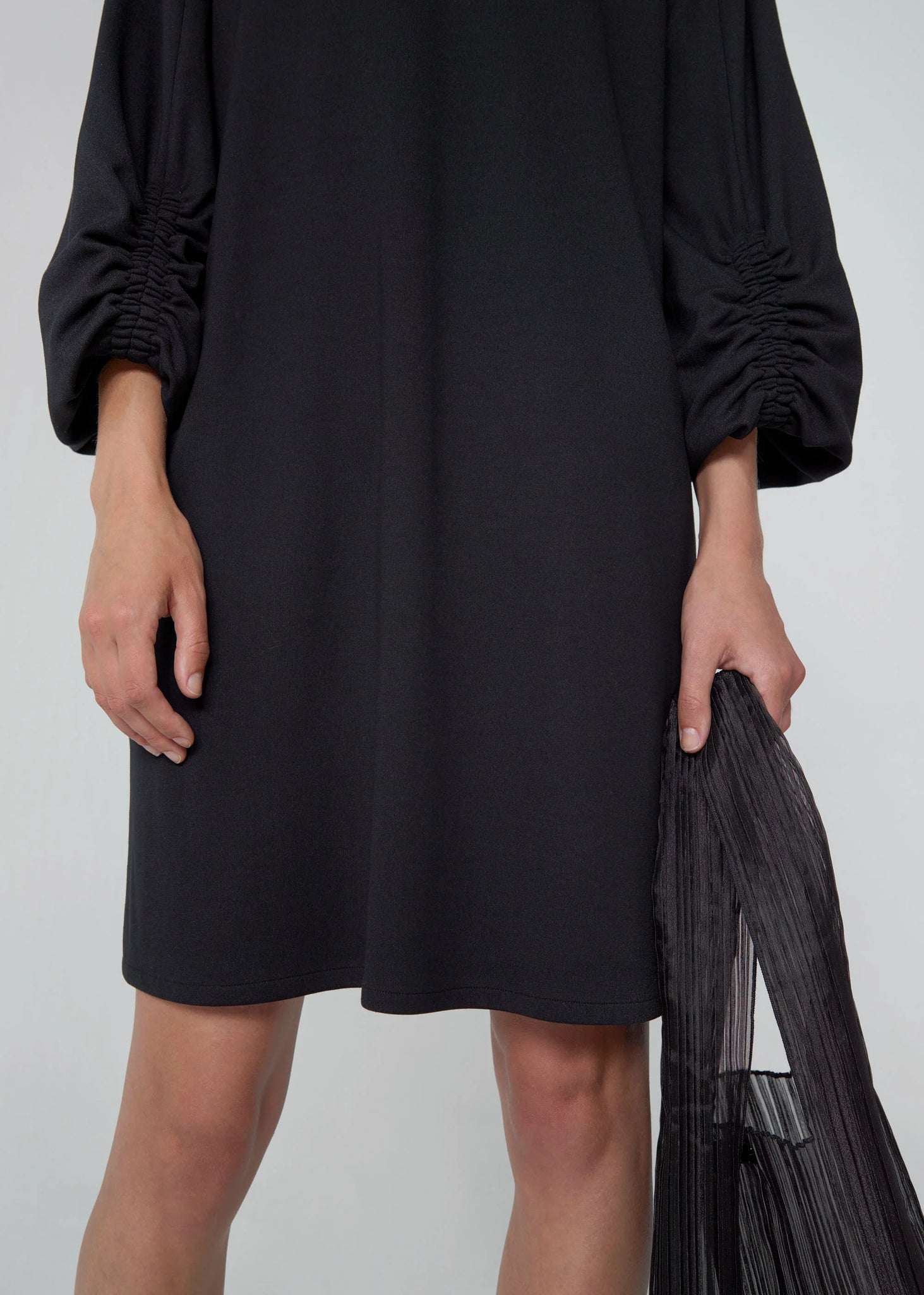 Borsa tote in organza - Nera