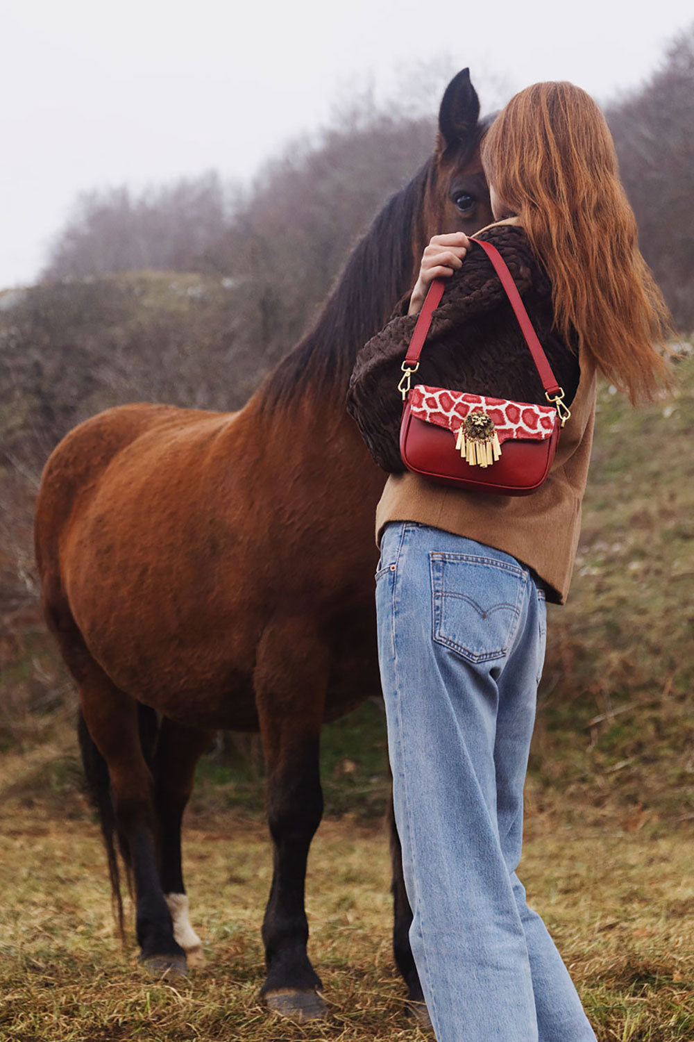 MARIASILVIA ANIMALIER RED
