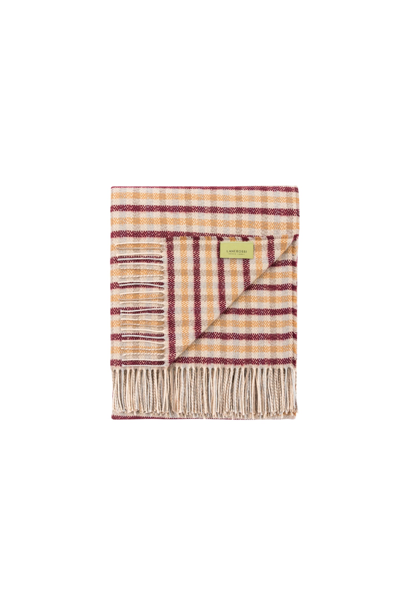 PLAID - Ibiza Bordeaux / Beige