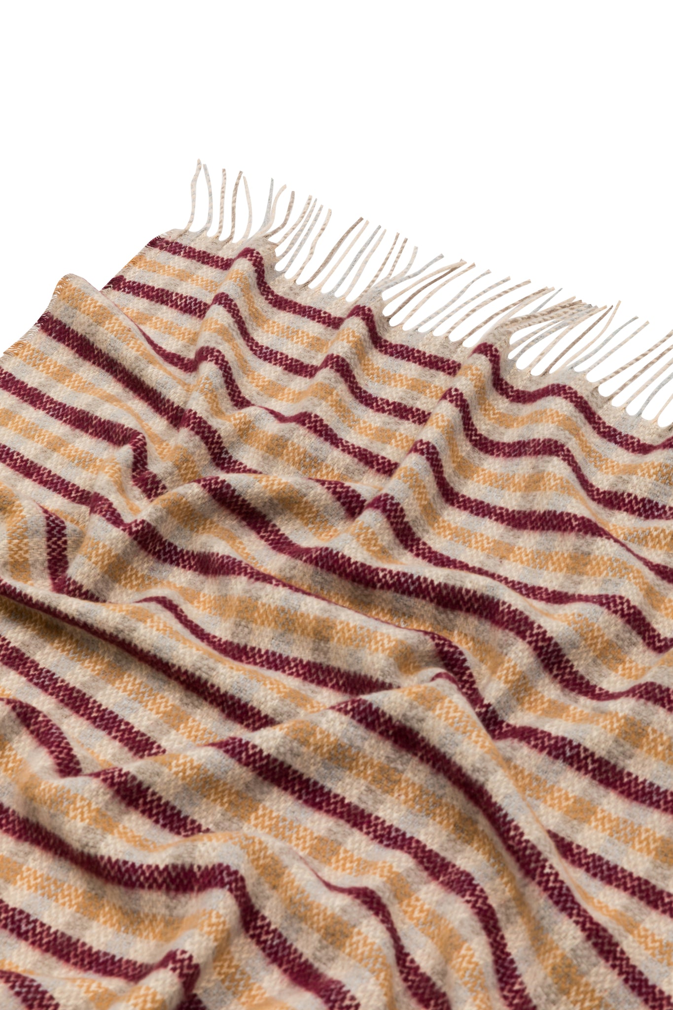 PLAID - Ibiza Bordeaux / Beige