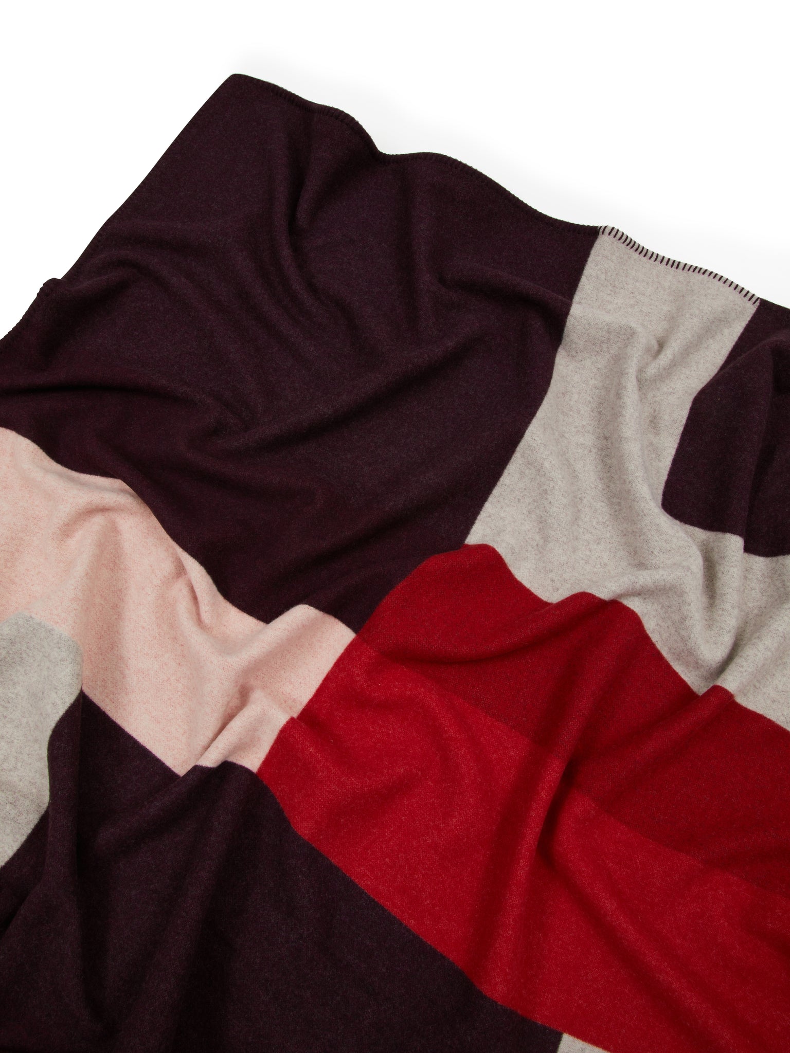PLAID - Malmo Rosso Bordeaux