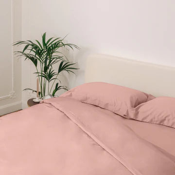 Copripiumino Raso - Rosa Antico