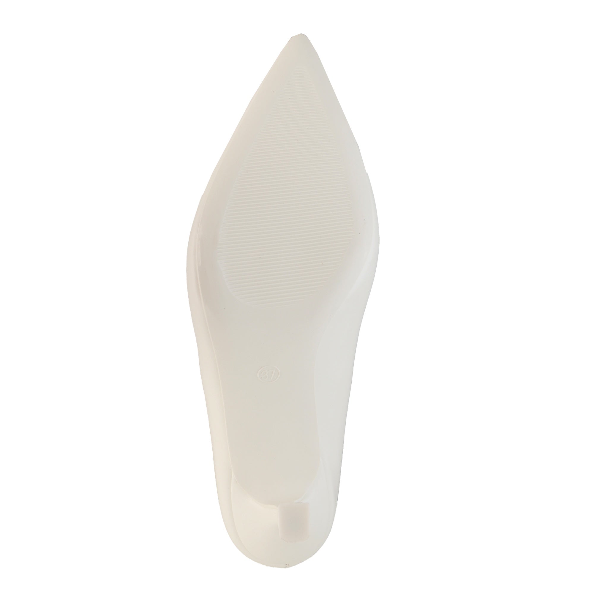 Dècolletè pumps con tacco a rocchetto Bianco