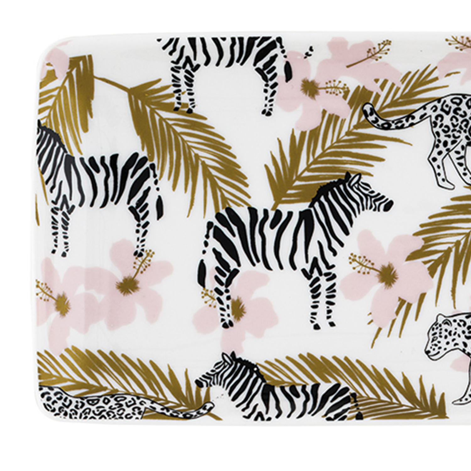 Vassoio animali Togo new bone china 83218 cm 19x11,5x2