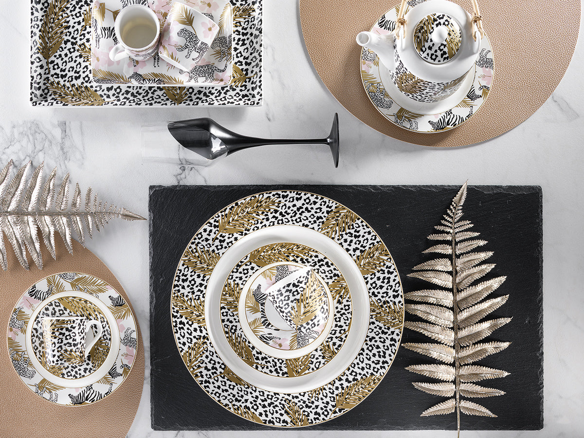 Vassoio animalier Togo new bone china 83225 cm 31x16,5x1