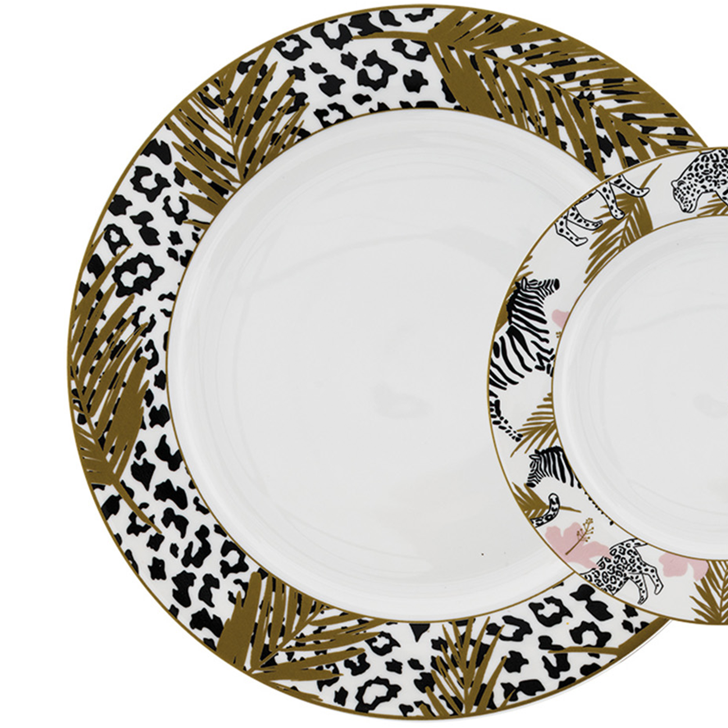 Piatto dolce con piattini 7 pezzi Togo new bone china 83270