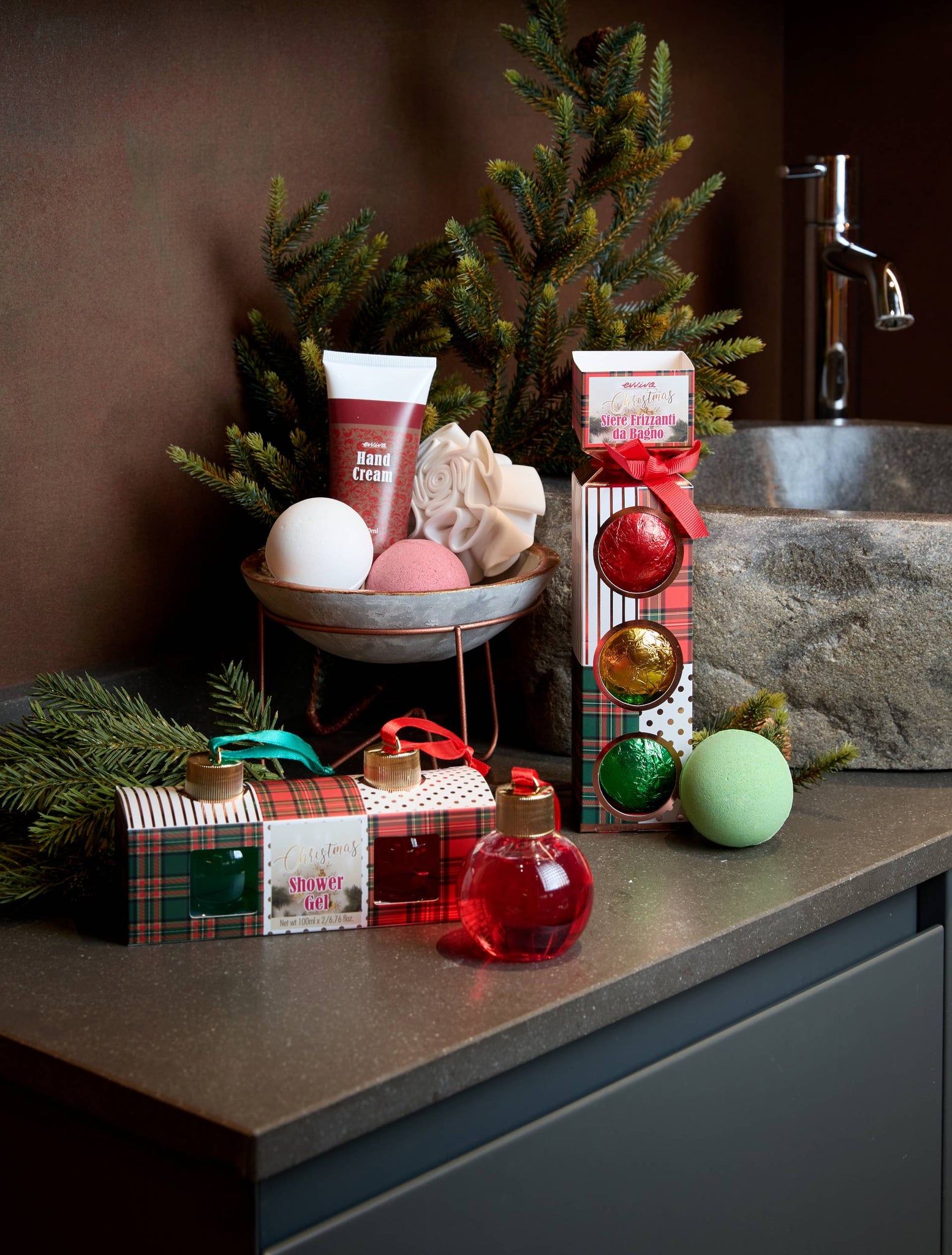 Kilty - Set bagno con 3 bath frizzer