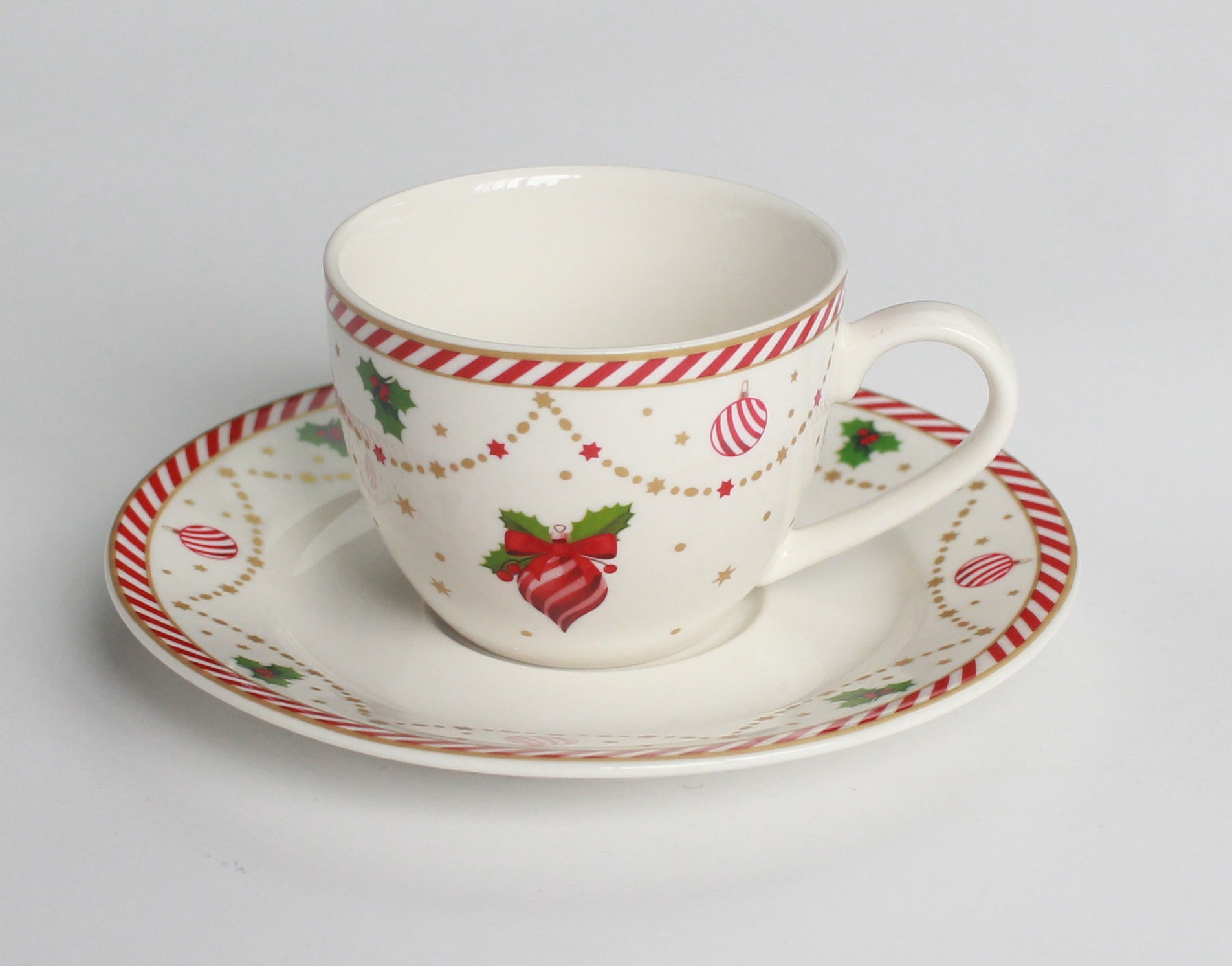 Candy Canes  - Set 6 tazze caffè con piattino 90 ml