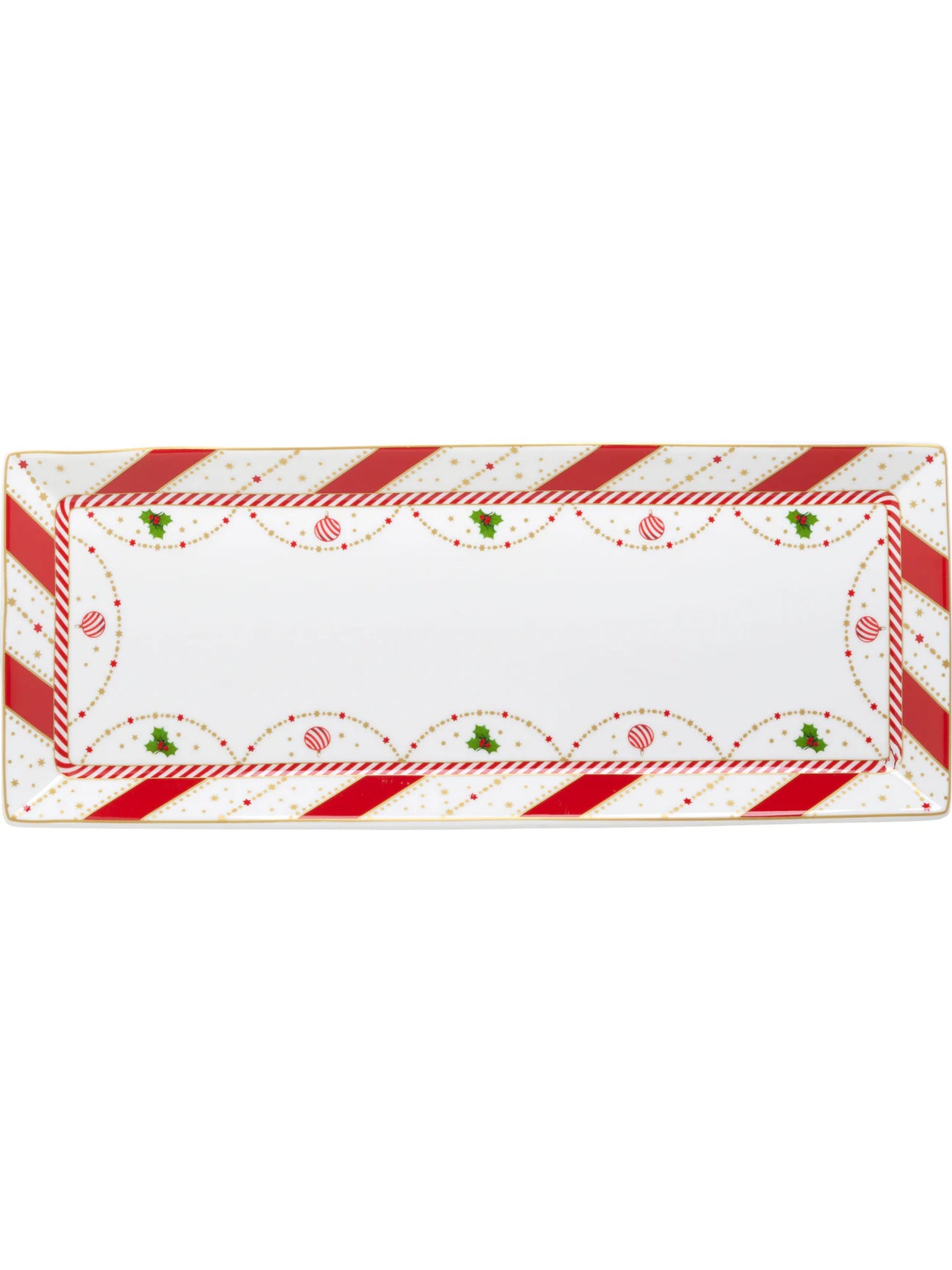 Candy Canes  - Piatto torrone in new bone china