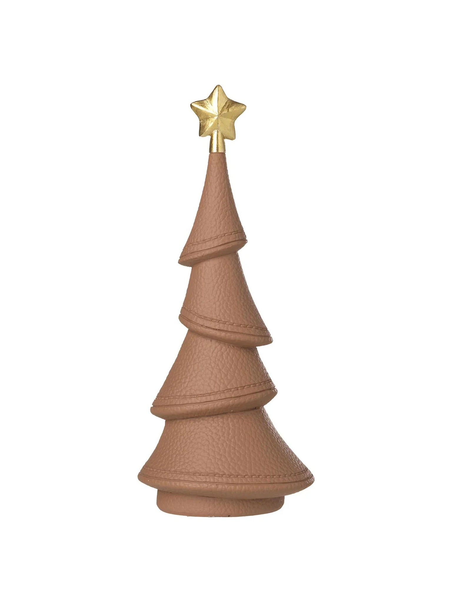 Noel En Cuir - Albero di Natale in poliresina con finitura effetto pelle