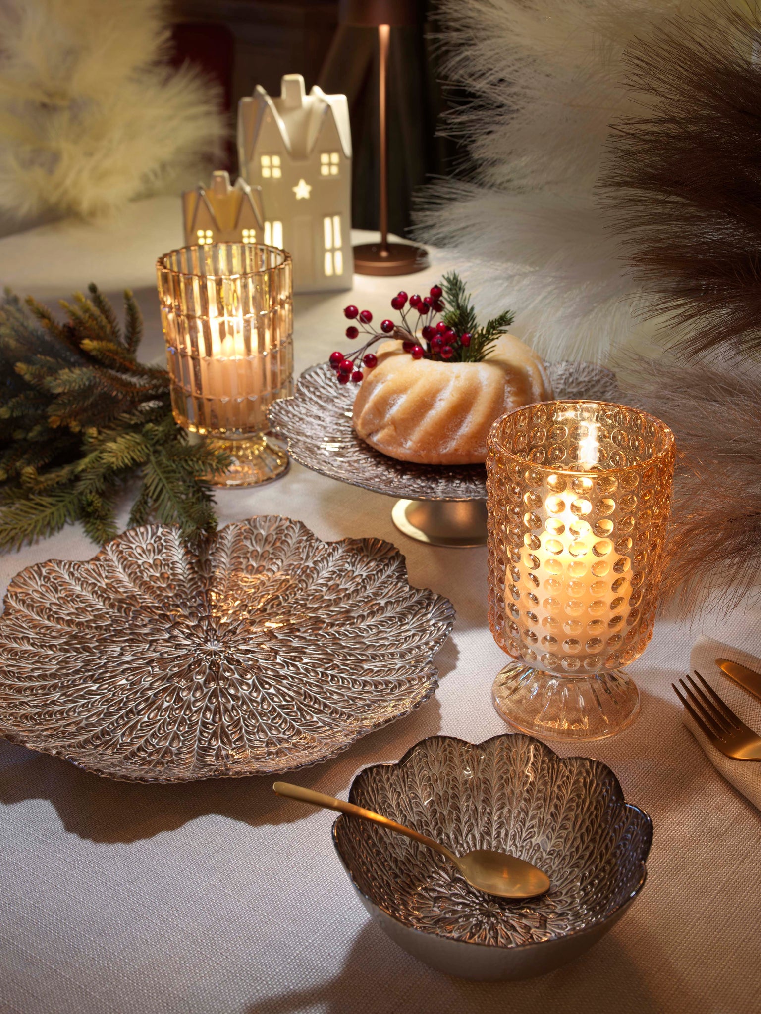 Blé - Alzata in vetro