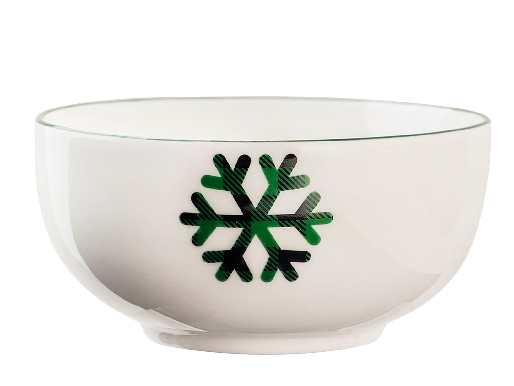 6 scodelle Tartan in new bone china decorata cm 14.