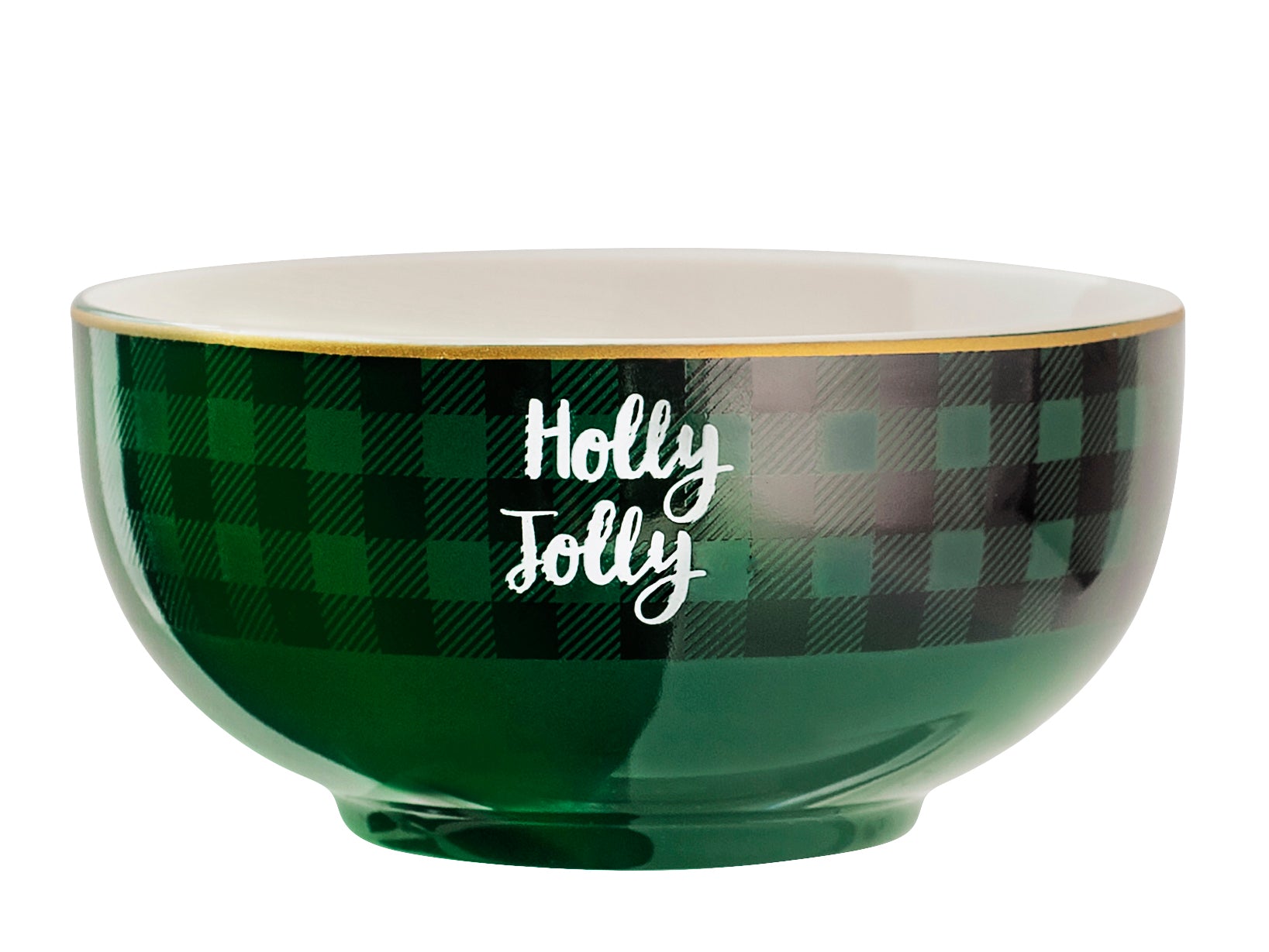 6 scodelle Tartan in new bone china decorata cm 14.