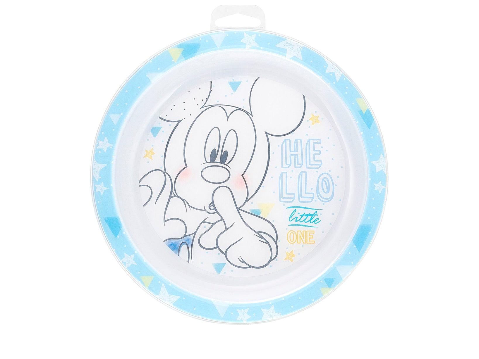 Disney Mickey Tender, Piatto Piano, 6+, 21 Cm, Azzurro