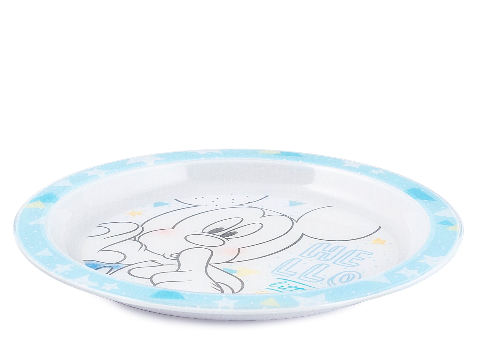 Disney Mickey Tender, Piatto Piano, 6+, 21 Cm, Azzurro