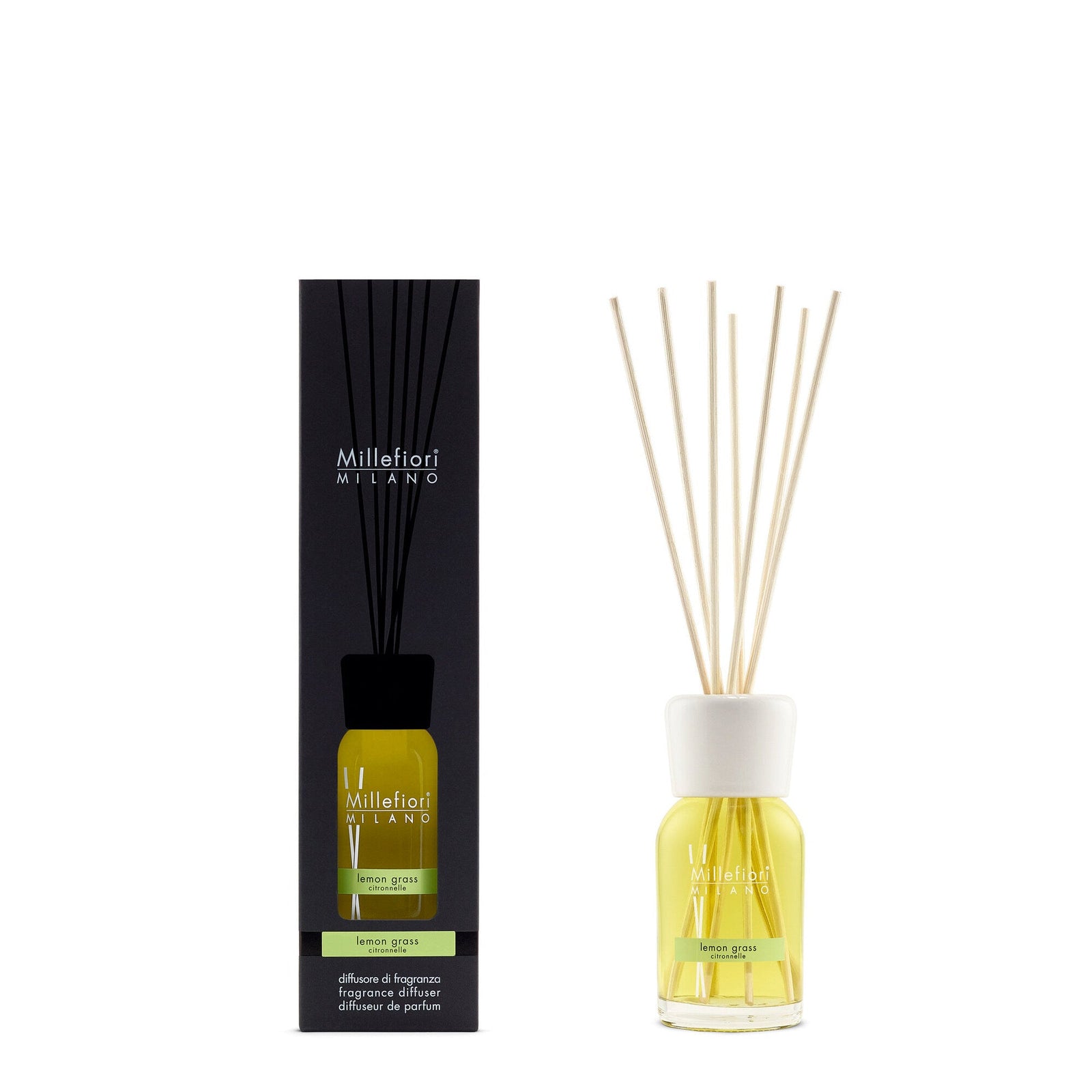 Millefiori Milano Diffusore A Bastoncini Lemon Grass 100ml