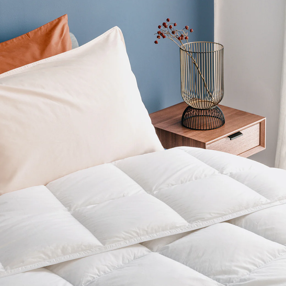 Luxury Piumone Termoregolante Invernale 100% Piumino Di Pura Oca Bianca Siberiana