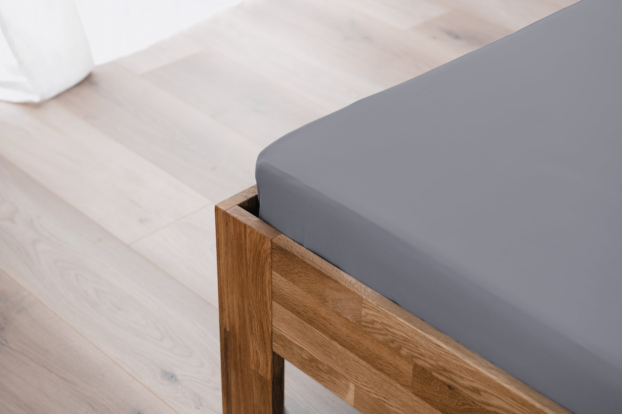 Koala Sleep Lenzuolo Sotto In Bamboo Dark Grey Piazza E Mezzo 135X200 Cm