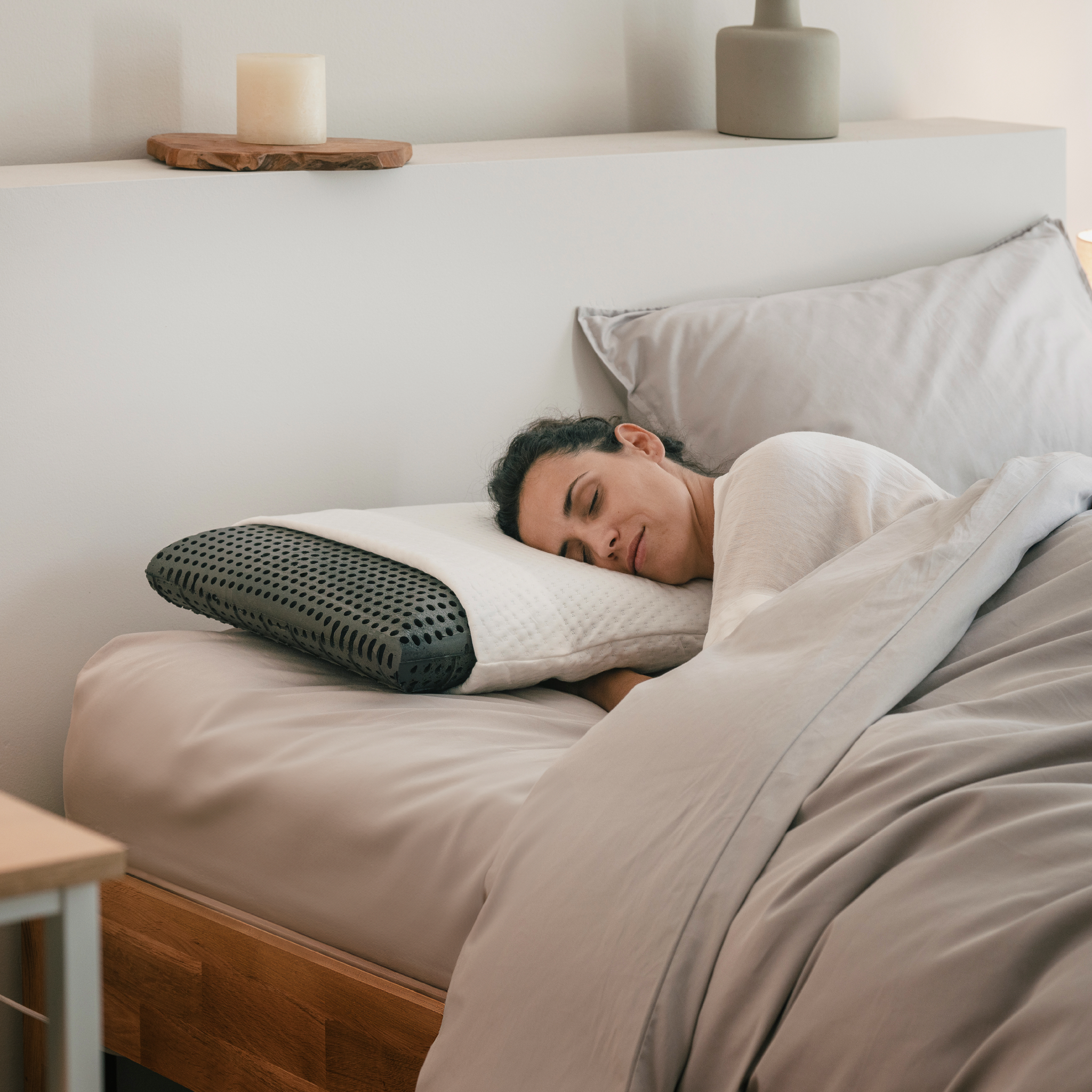 Dreamin101 Guanciale In Memory Foam Uno Con Federa In Poliestere (62%) E Tencel (38%) 40X70 Cm