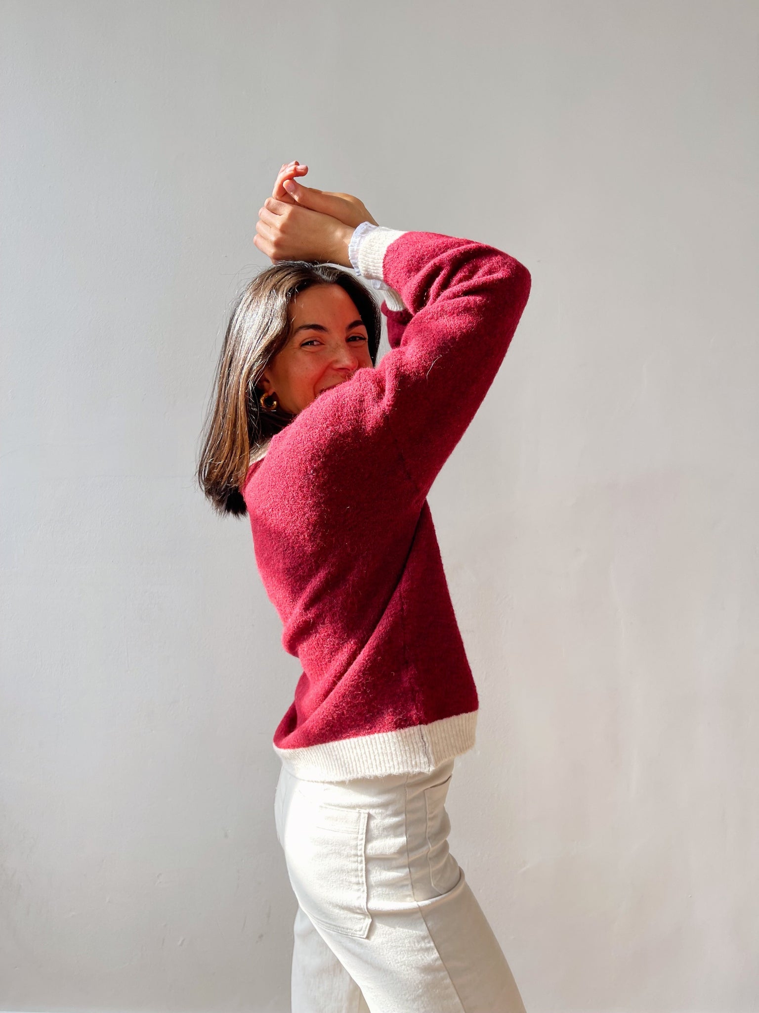 Maglia Sofia Borgogna