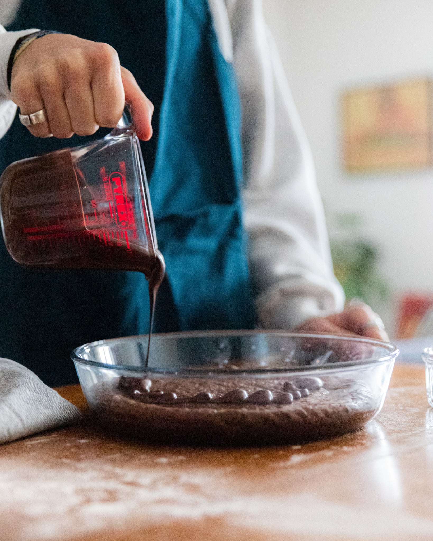 Pyrex® Bake & Enjoy - Set di uno stampo crostata in vetro Ø 28cm + una tortiera in vetro Ø 26 cm