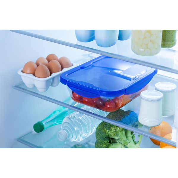 Pyrex® Cook & Go - Set di 3 Lunch Box rettangolari in vetro con coperchio ermetico 0,8L