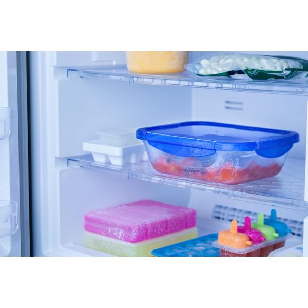Pyrex® Cook & Go - Set di 3 Lunch Box rettangolari in vetro con coperchio ermetico 0,8L
