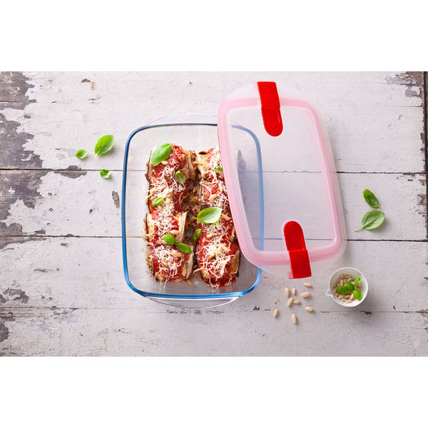 Pyrex® Cook & Heat - Set of 5 contenitori con coperchio con valvole sfiatavapore ideali per il microonde