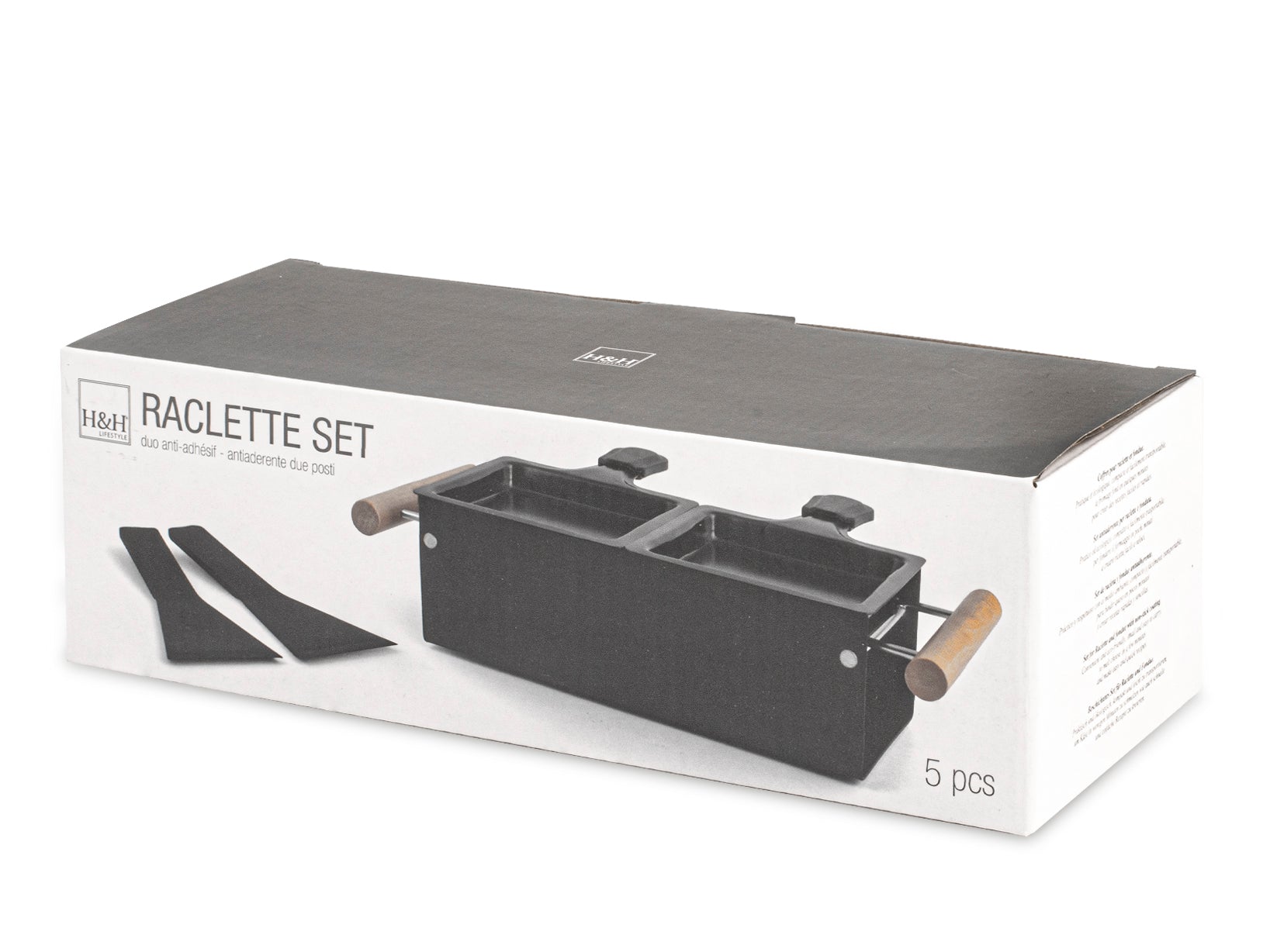 Set 2 Raclette Con Spatole