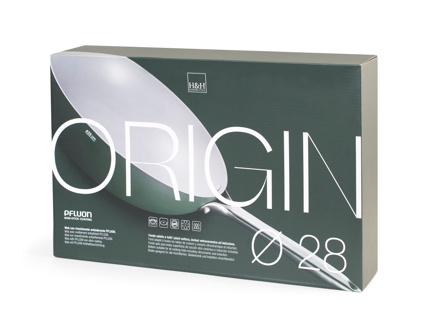 Wok Antiaderente Origin Cm 28