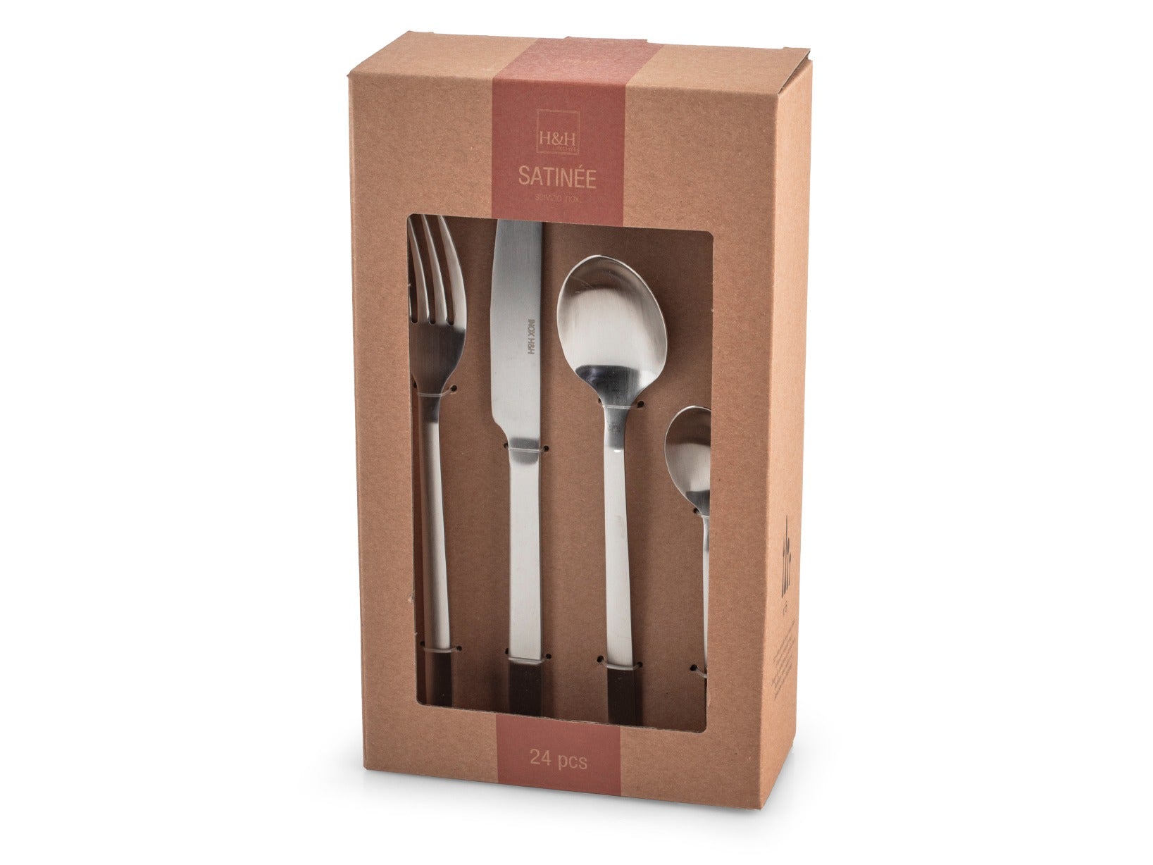 Servizio 24 posate tavola Satinee