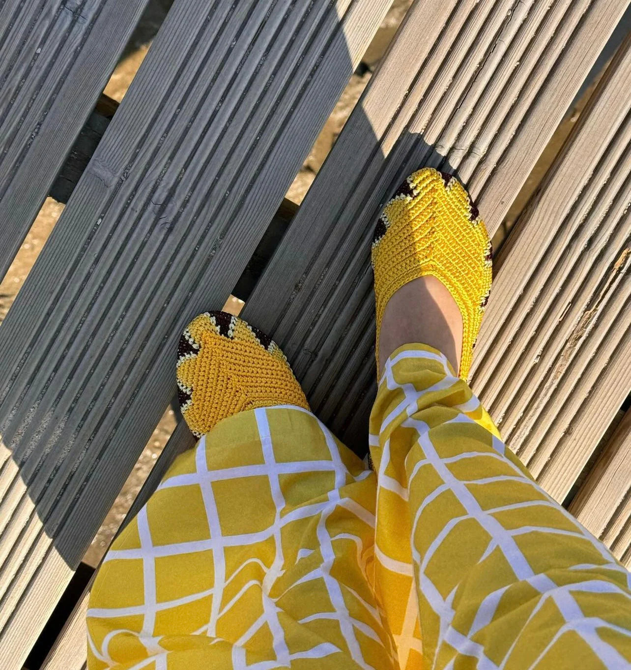 Pantaloni Gabrielle - Giallo