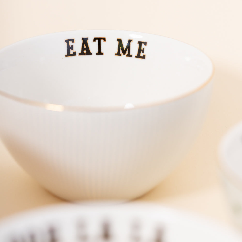 Ciotole Per Cereali Con Slogan (Set Da 4)
