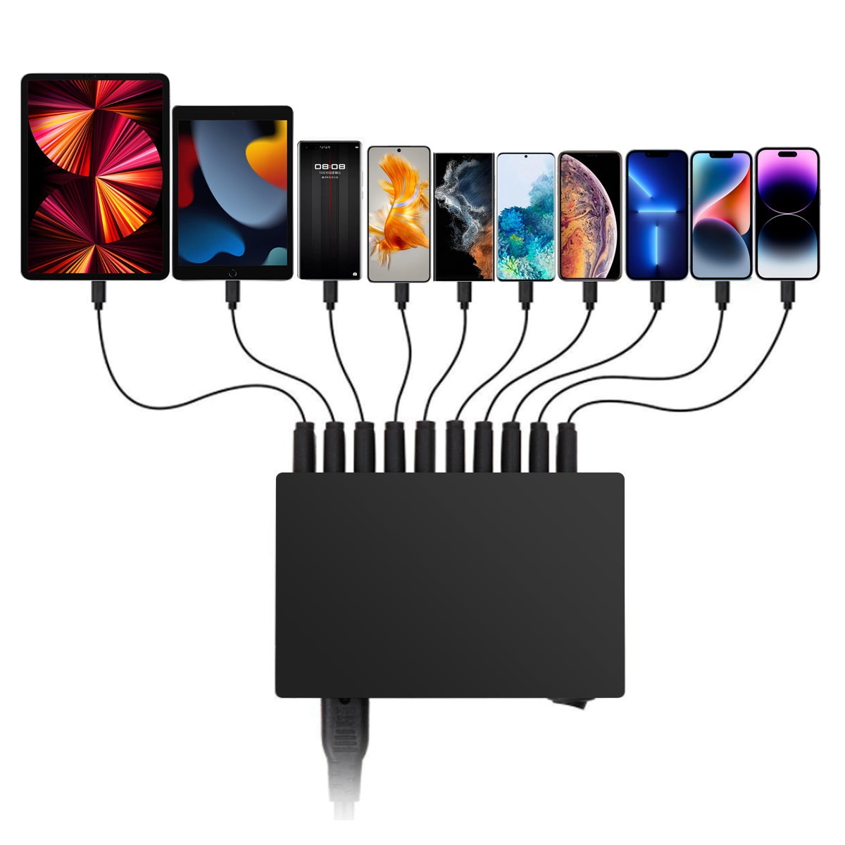 CARICATORE USB A 10 PORTE