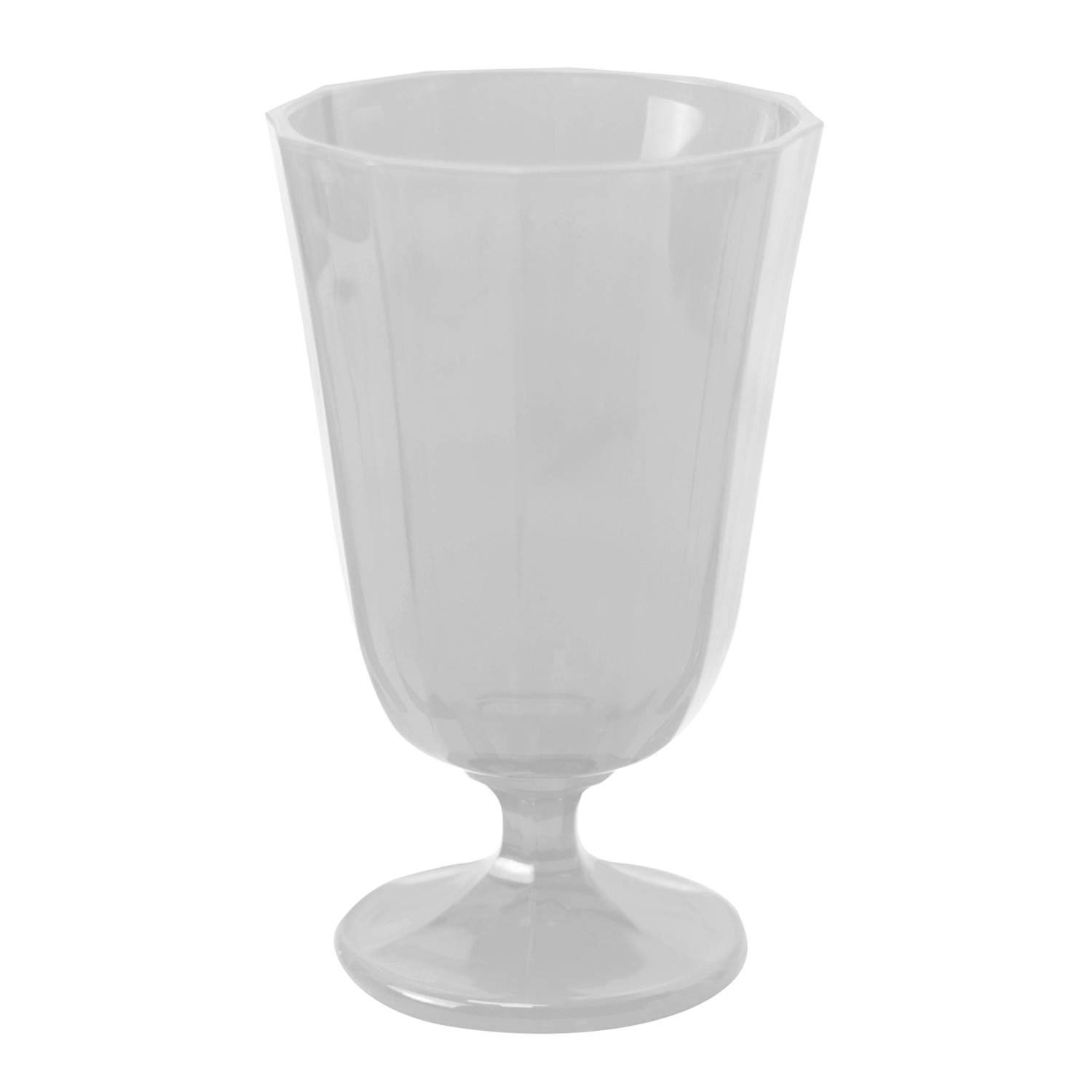 ANA Set 6 Calici Bassi In Vetro 25Cl Bianco