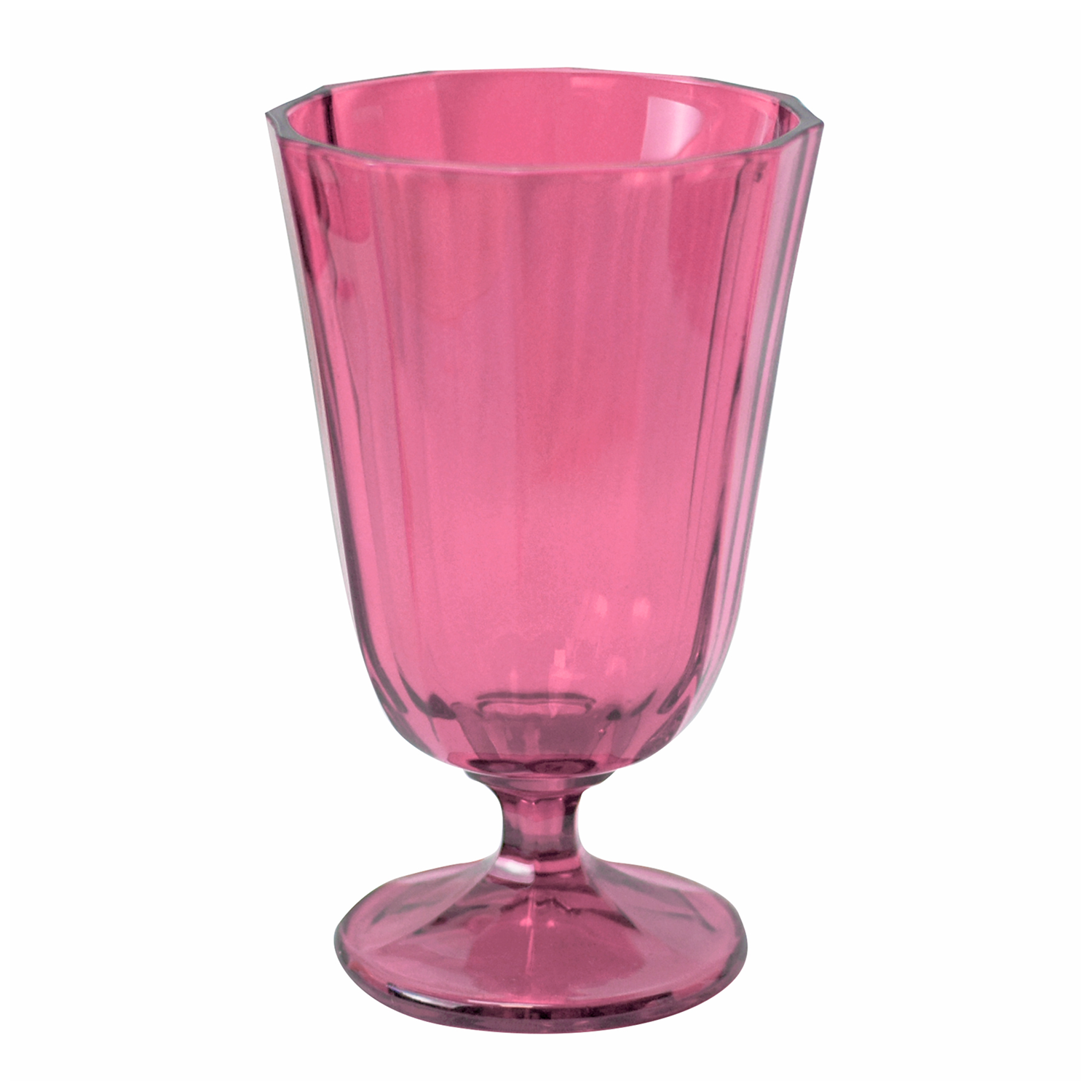 ANA Set 6 Calici Bassi In Vetro 25Cl Rosa