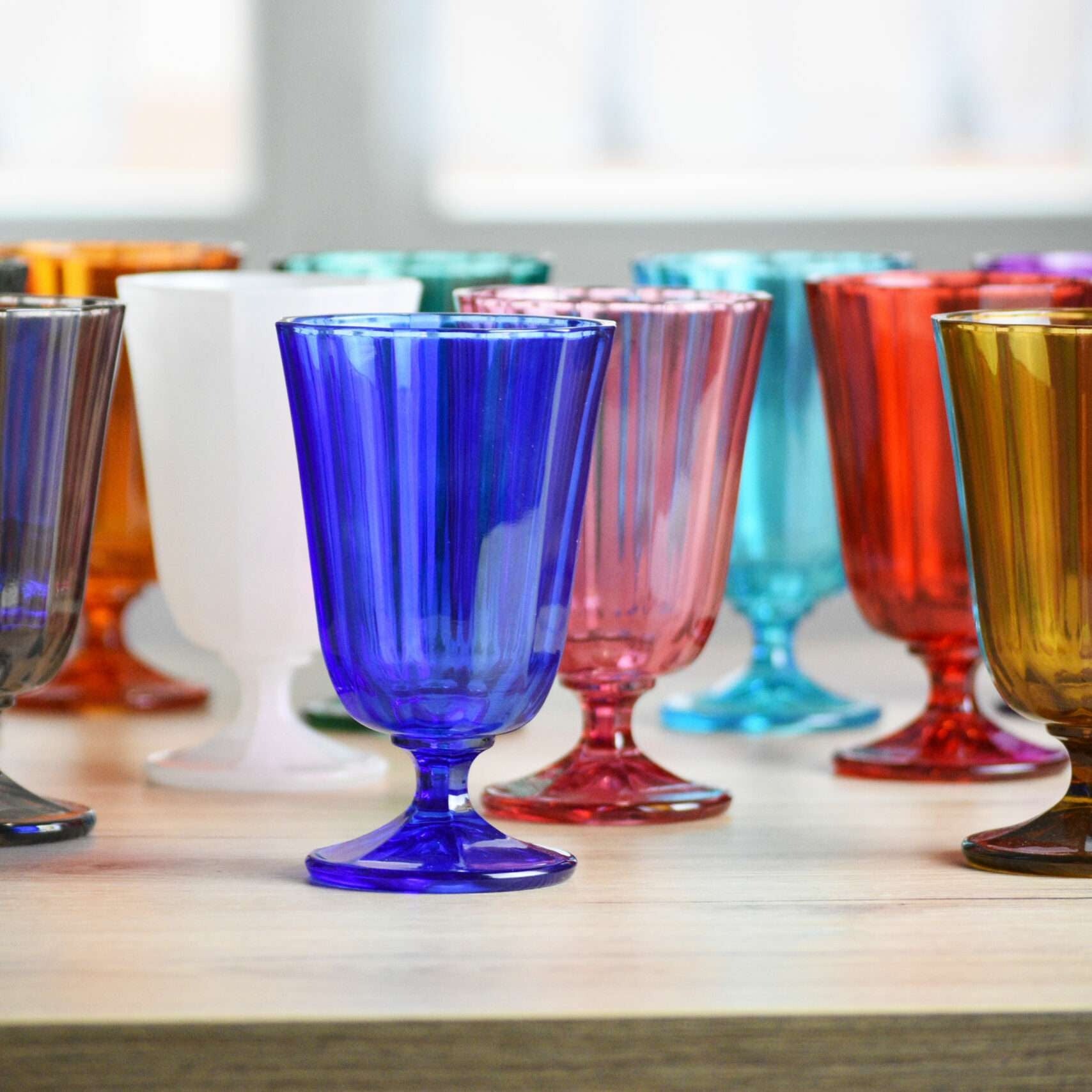 ANA Set 6 Calice Basso In Vetro 25Cl Rosso