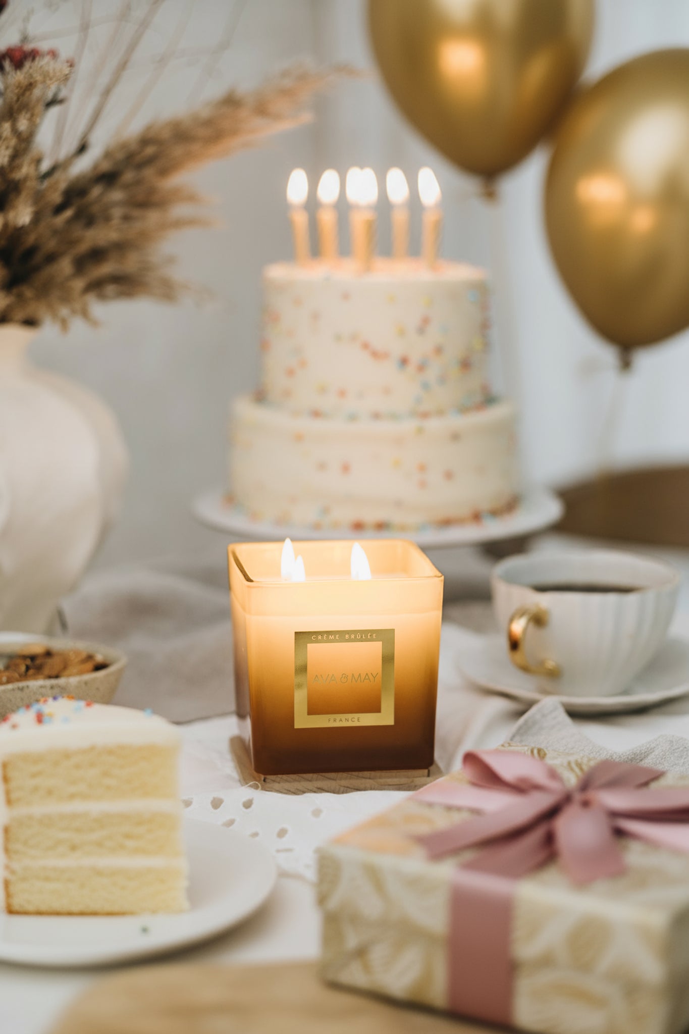 Candela profumata grande Crème Brûlée