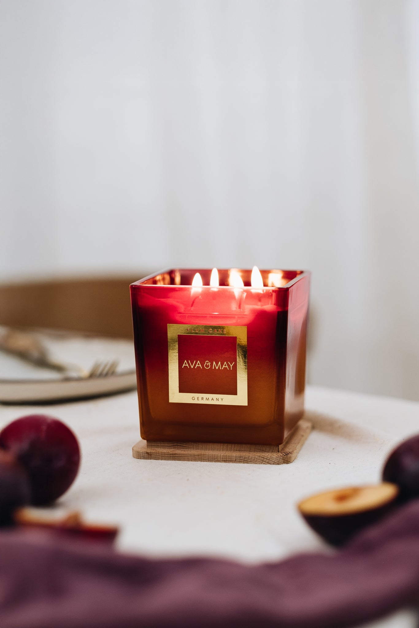 Candela profumata grande Plum Cake