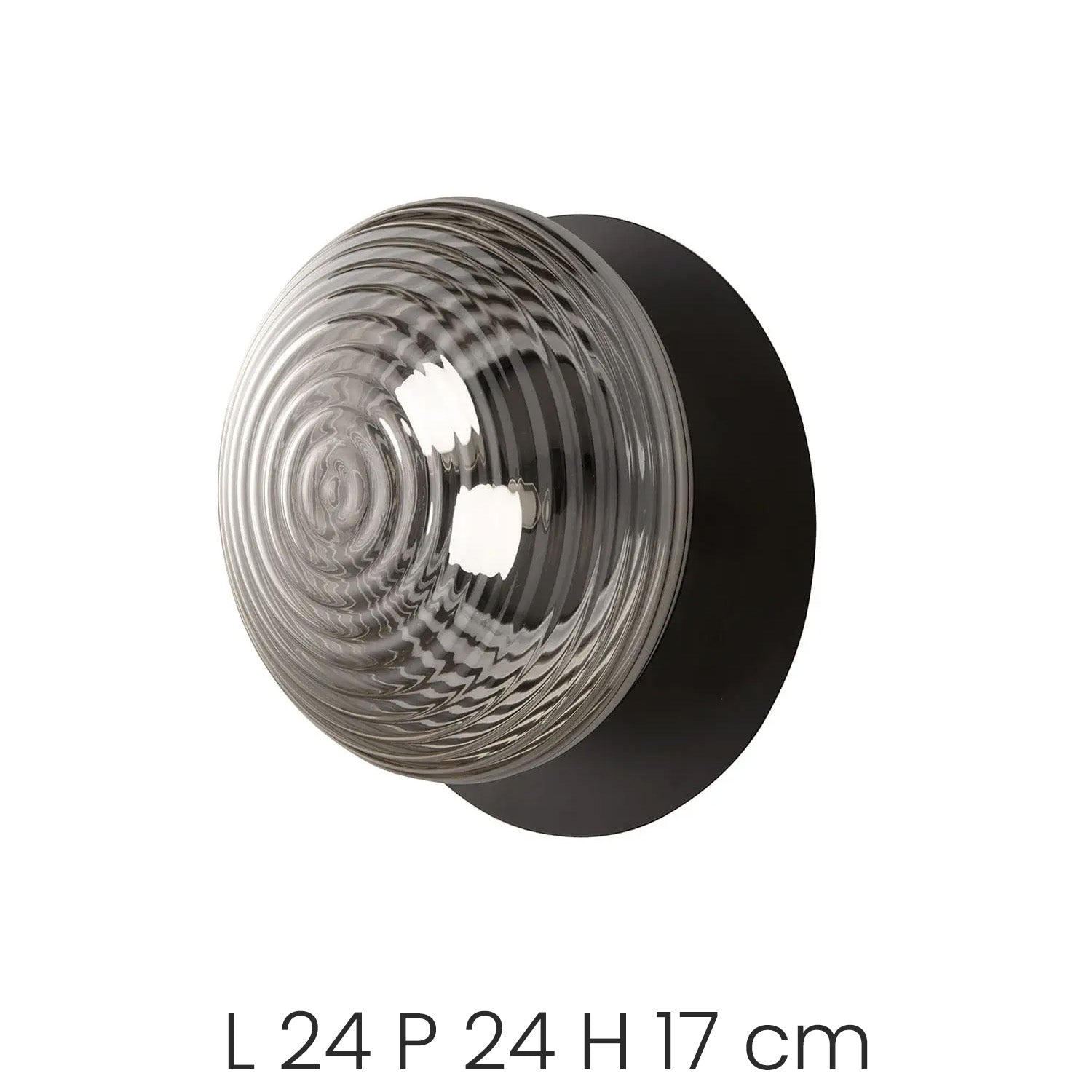 Tondo Applique Nero
