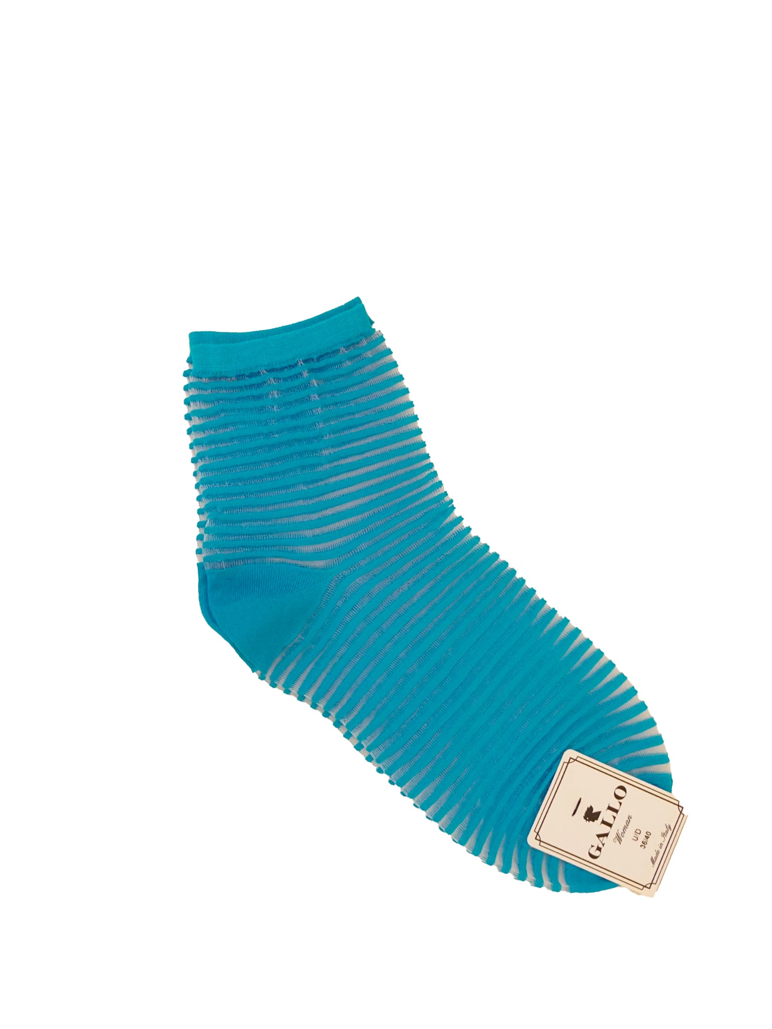 DONNA CORTISSIMO PA FANTASIA MICRO RIGHE BICOLORI CON TRASPARENZA 12585 - [4020]-ORIZZONTE