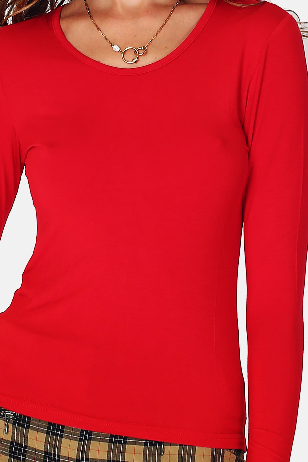 Maglia sottomaglione girocollo, maniche lunghe Ermete