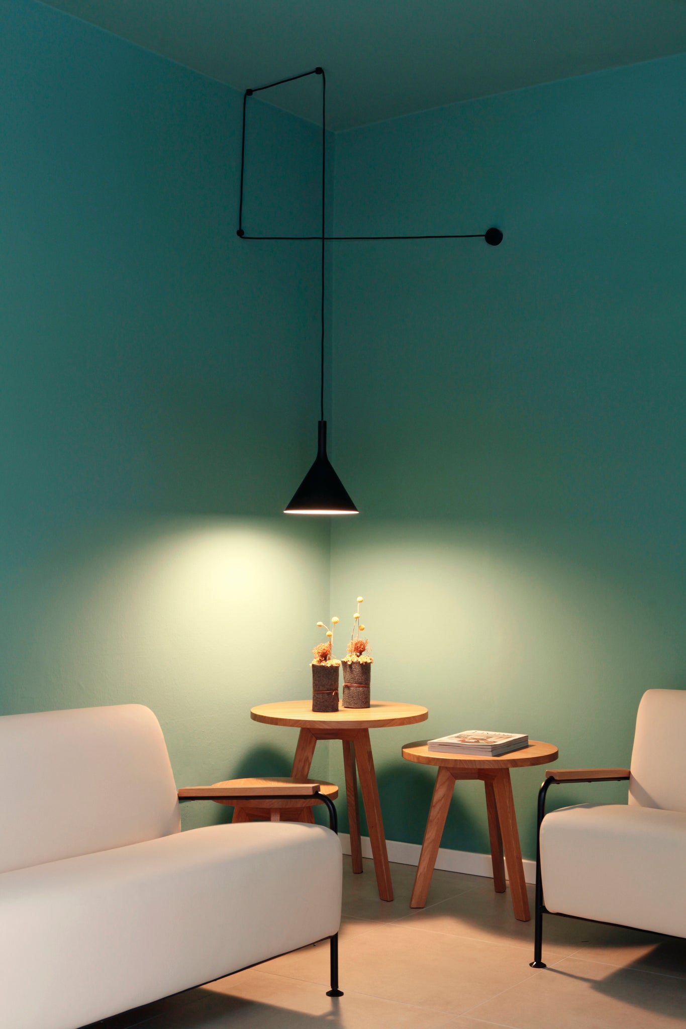 Lampada a sospensione ASIA - Nero