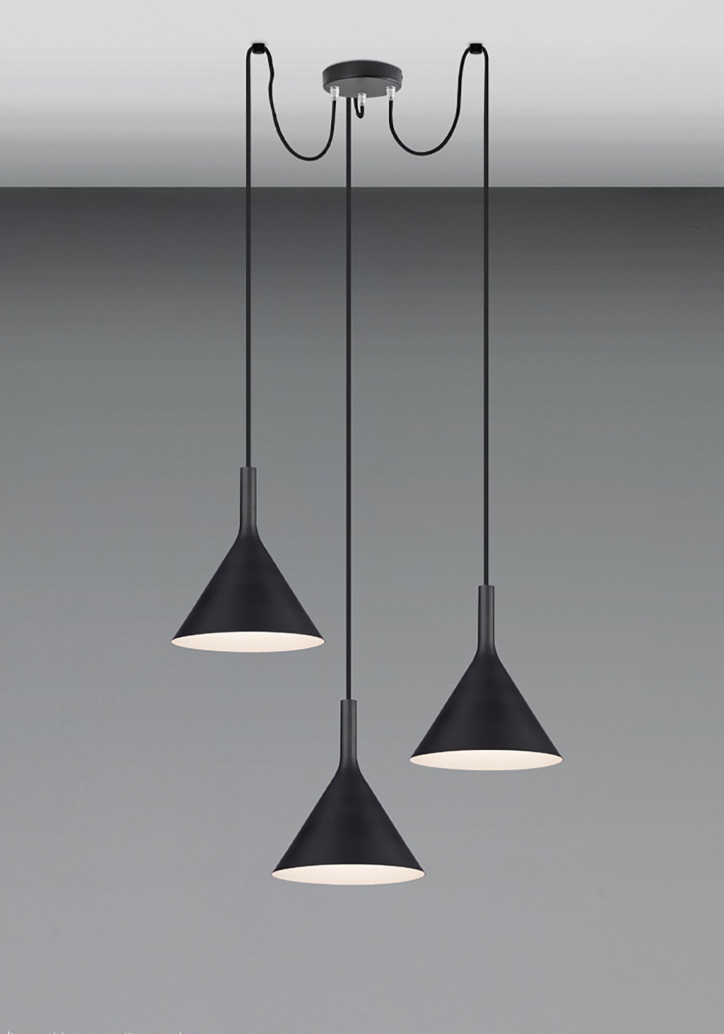 Lampada a sospensione ASIA - Nero