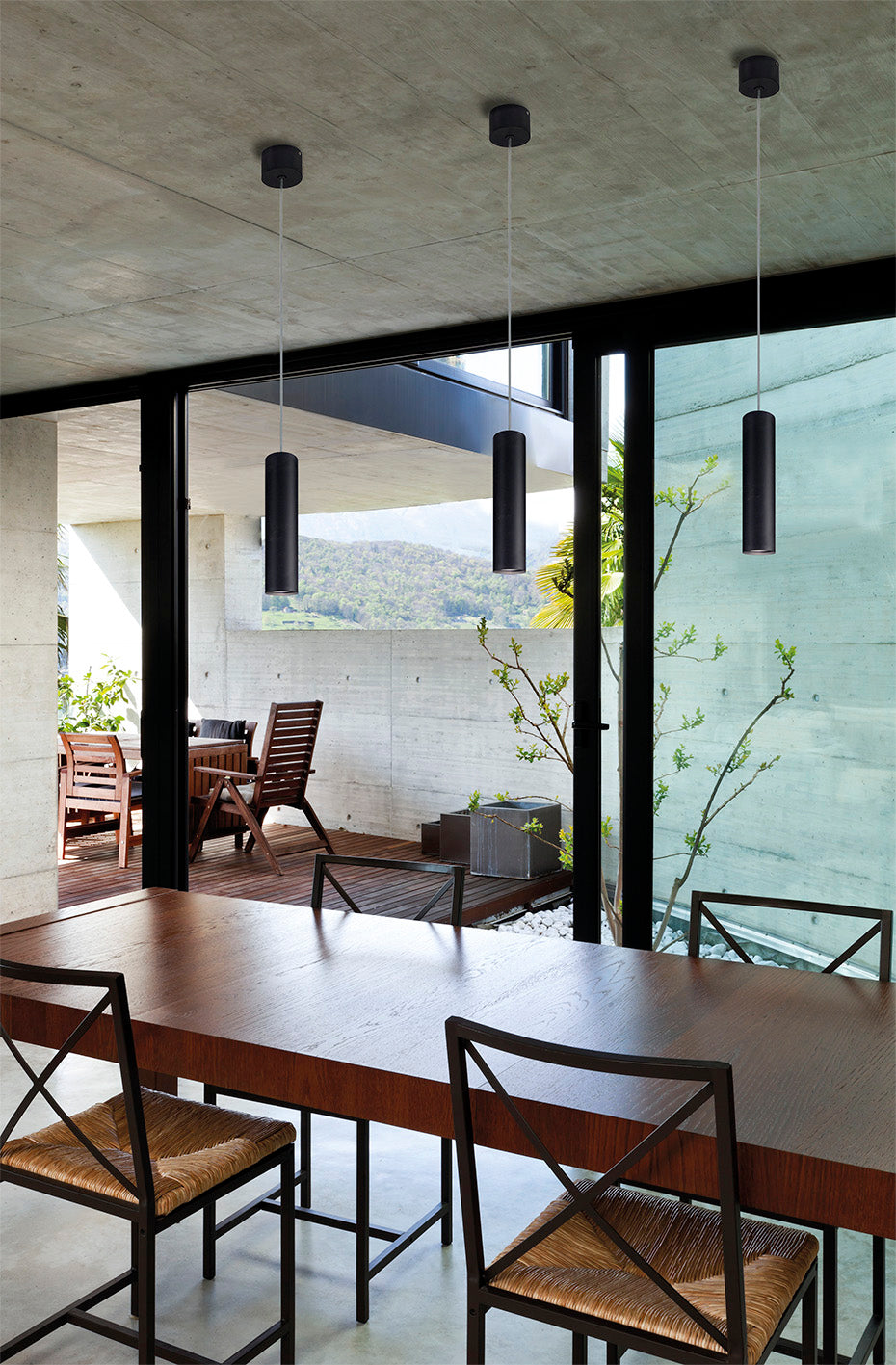 Lampada a sospensione AXIOM - Nero 1