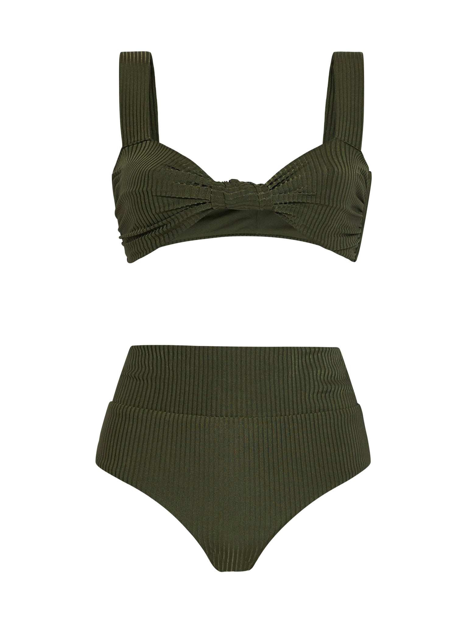 Nature Nautical High Waisted Verde Militare
