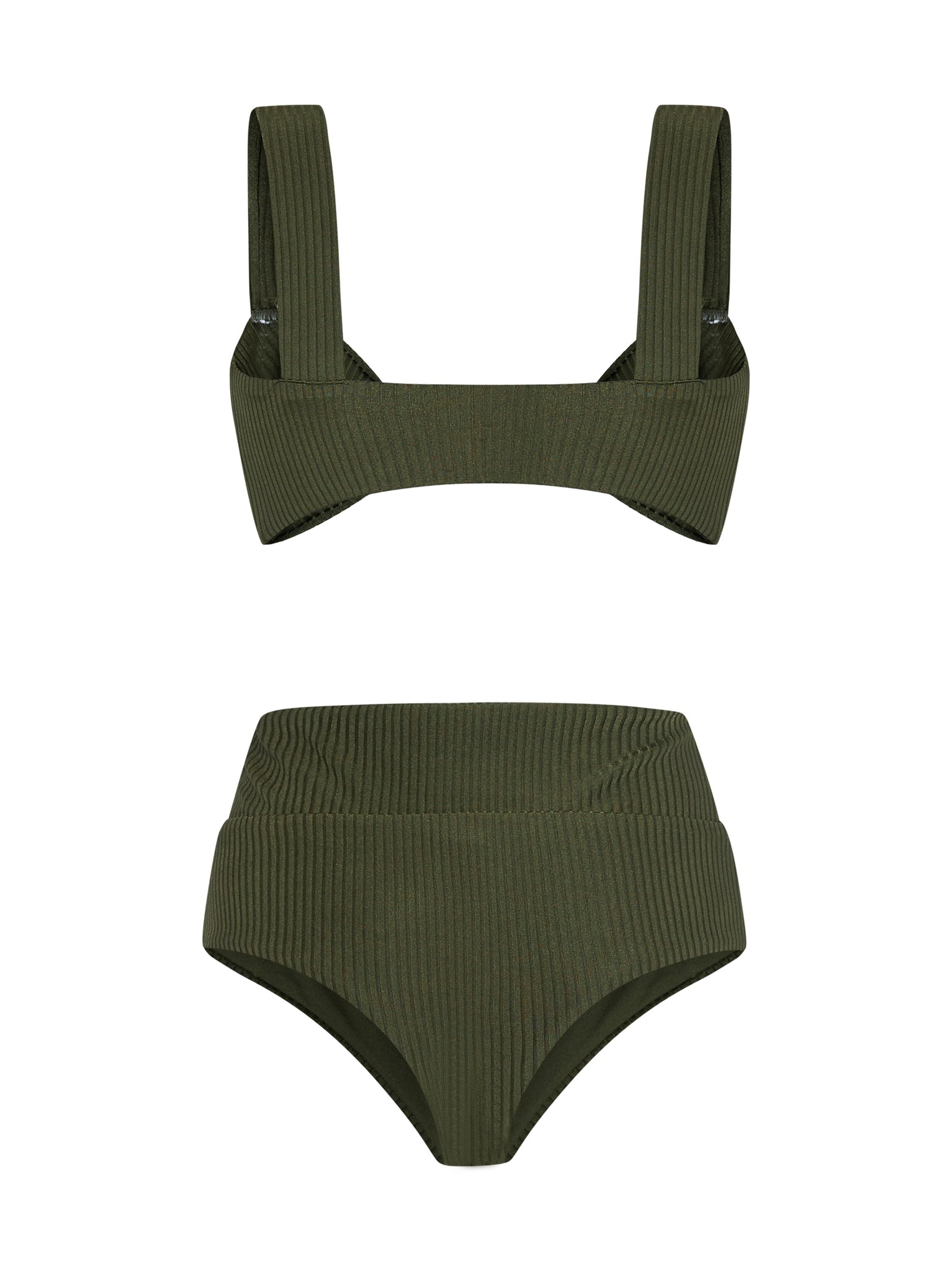 Nature Nautical High Waisted Verde Militare