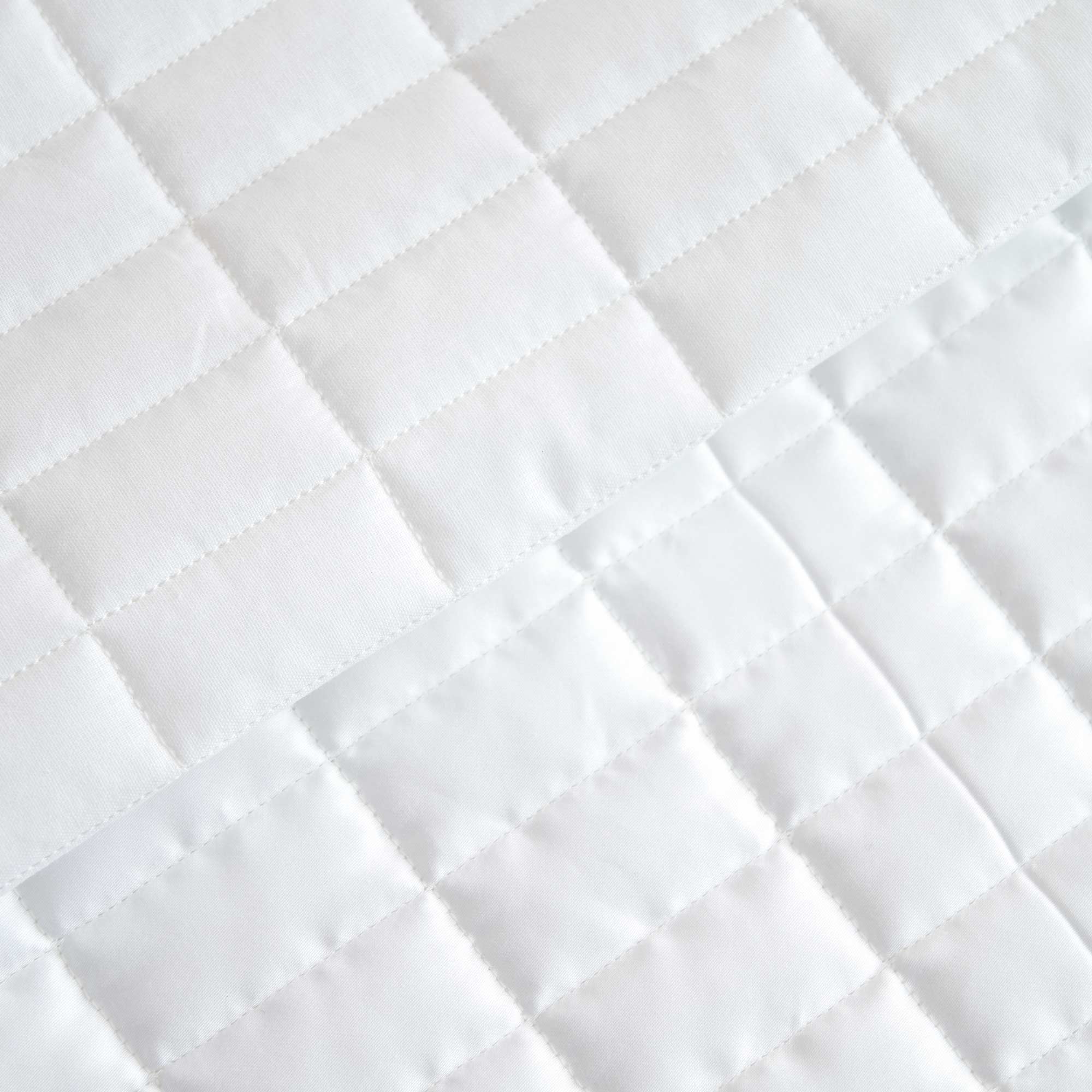 SMERALDO Quilt matrimoniale, Bianco