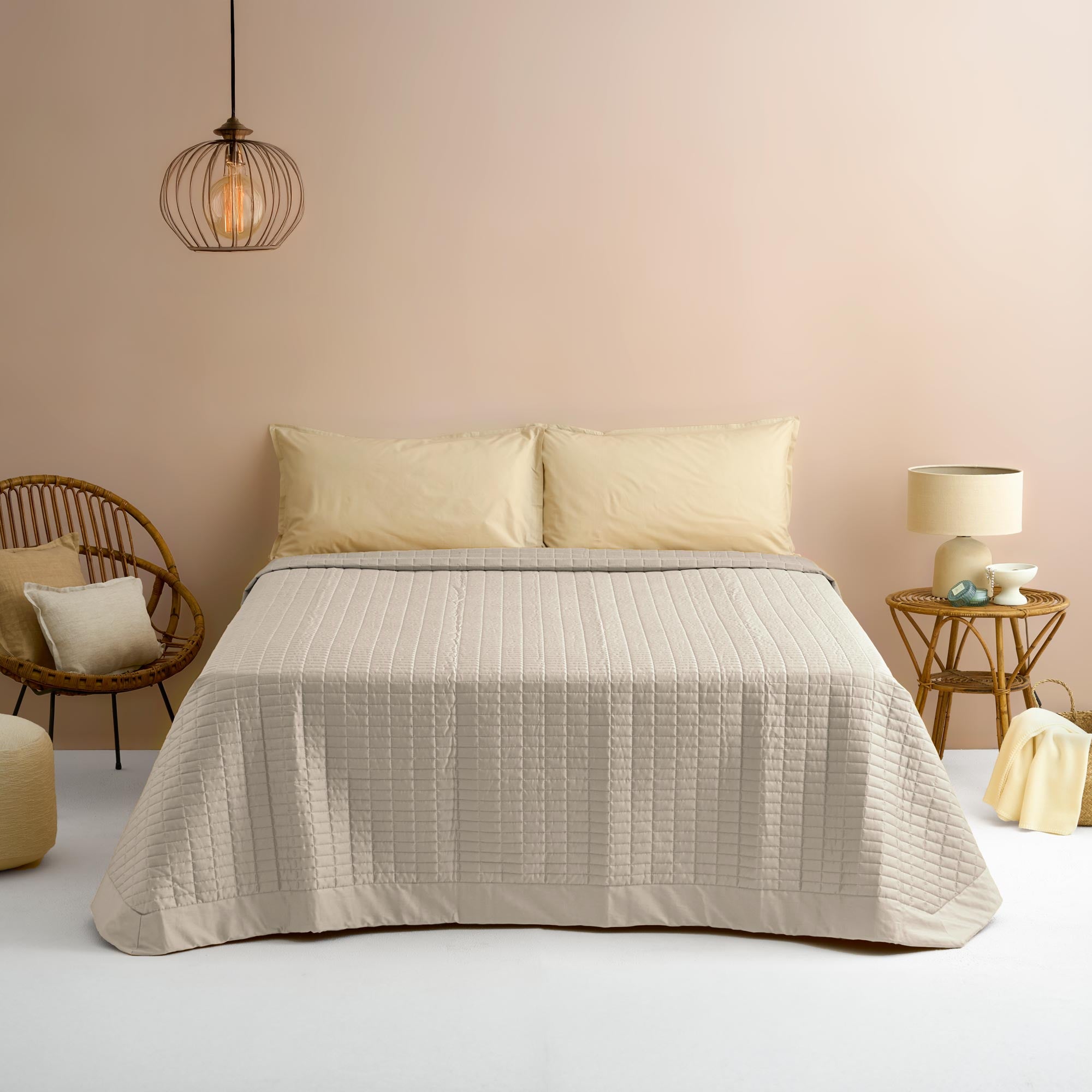 SMERALDO Quilt matrimoniale, Dolomia