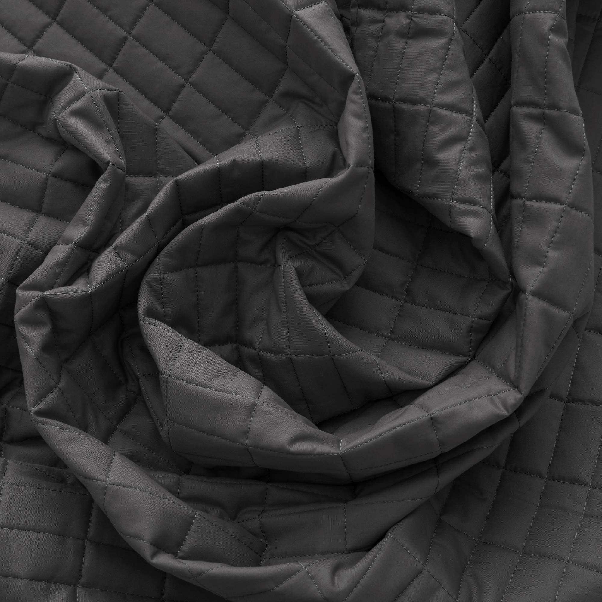 SMERALDO Quilt matrimoniale, Grisaglia